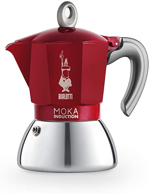0006944 - CAFFETTIERA MOKA INDUZIONE NEW RED 4TZ