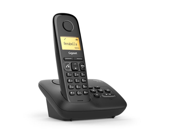 A270ABLACK - TELEFONO CORDLESS 1.5" V.VOCE 80NUM ECO PLUS C/SEGRET. NERO